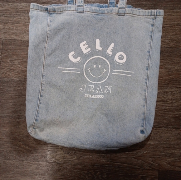 Cello Blue Jean Tote Bag - Picture 2 of 4